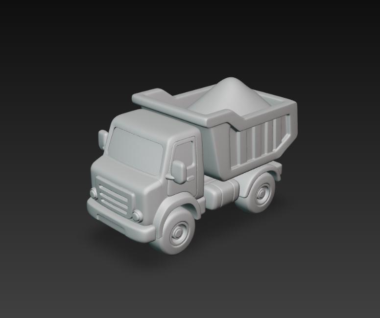 Dump Truck – Modelo 3D de Camión Volcador para Impresión 3D