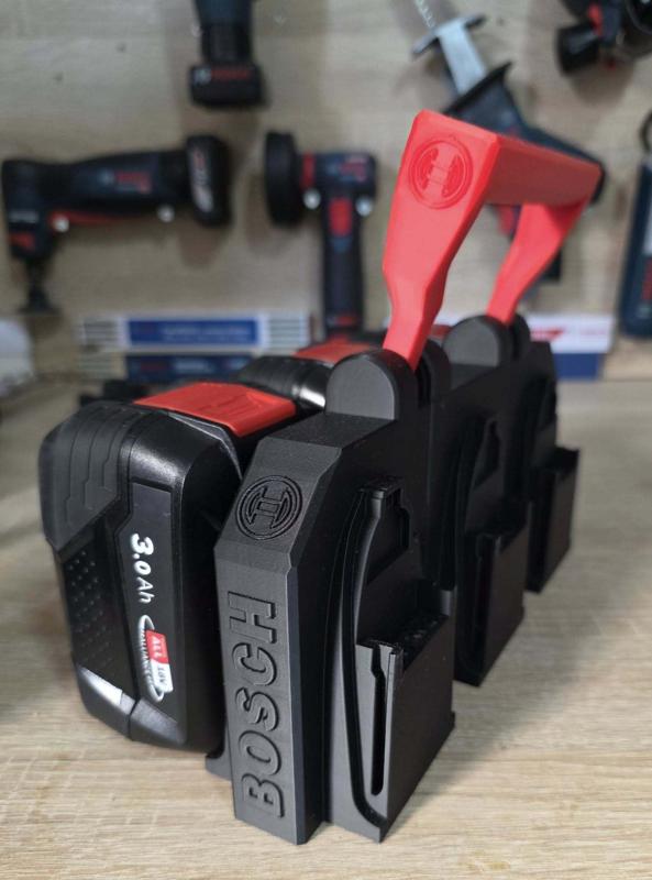 Bosch - Green - POWER FOR ALL battery holder 6pack