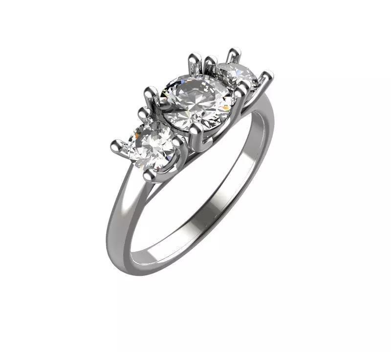 Cross Over Claw Trilogy Ring