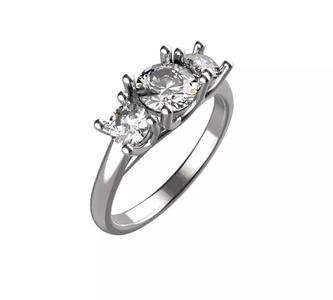 Cross Over Claw Trilogy Ring