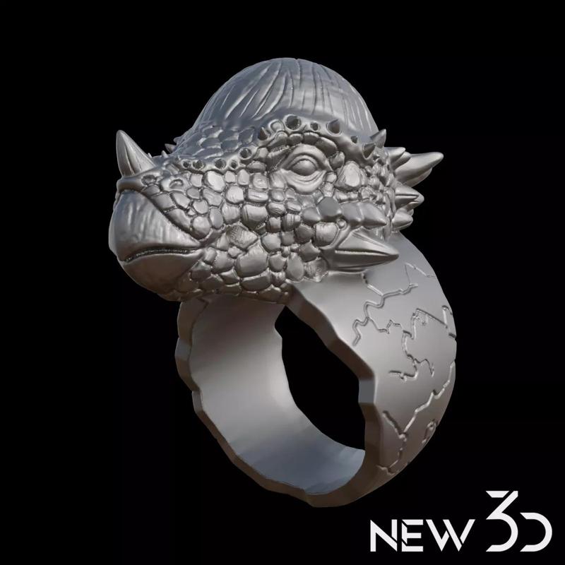 Pachycephalosaurus ring