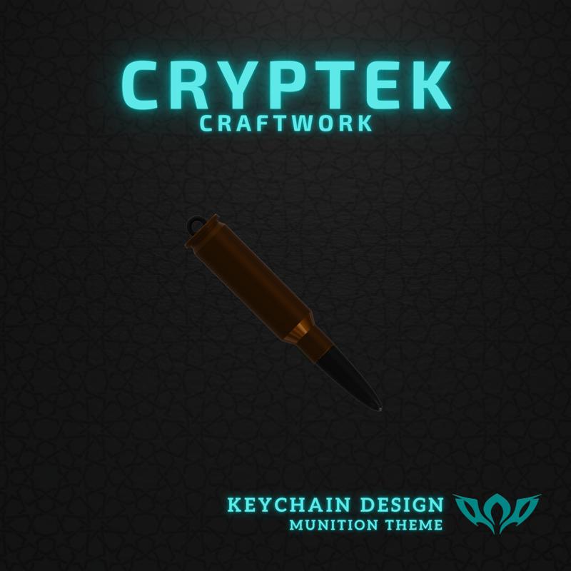 19. 6mm Creedmoor Ammo - Hornady - Mini Marksman’s Choice: 6mm Creedmoor Hornady Ammo Keychain 3D Print File - Military Ammunition Fashion - Rimfire Cartridge type Ammunition