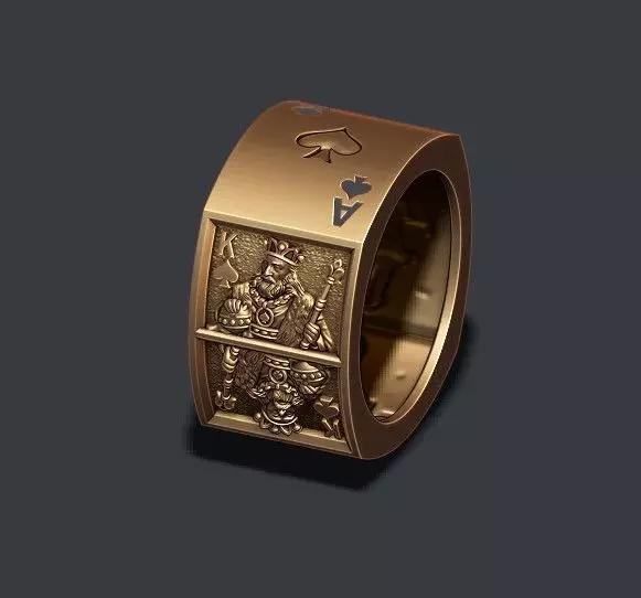 playing cards spades pairs ring