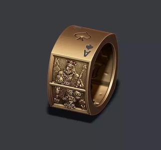 playing cards spades pairs ring