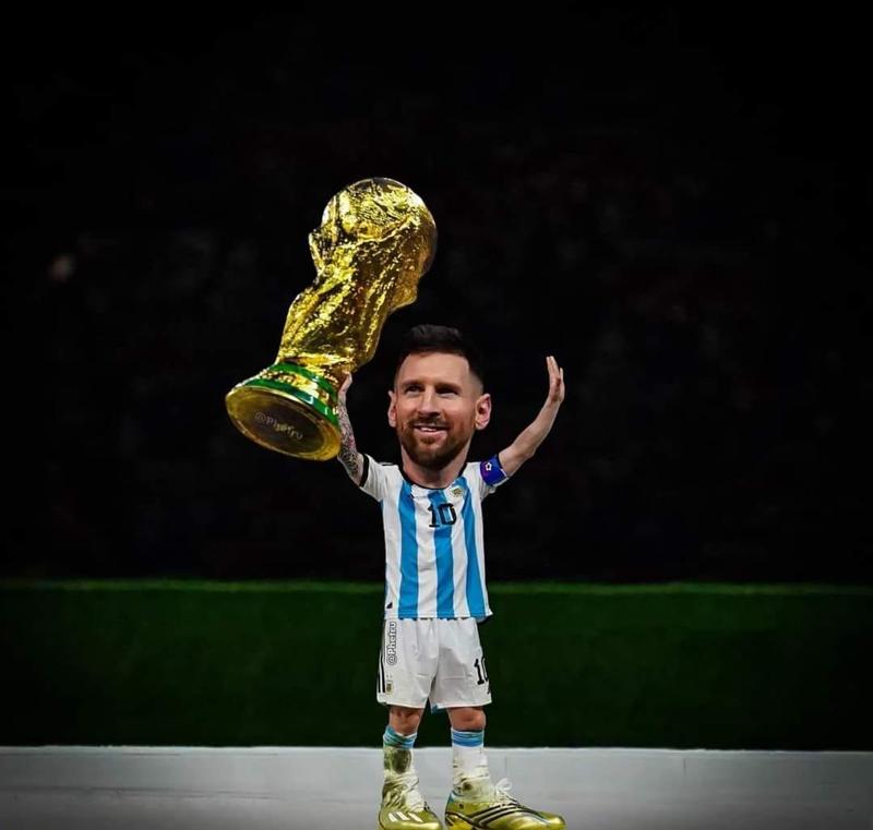 Mini Messi World Champion - Ready to print