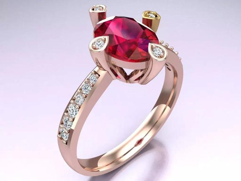 Oval stone ring - Womens  Rings - N822238