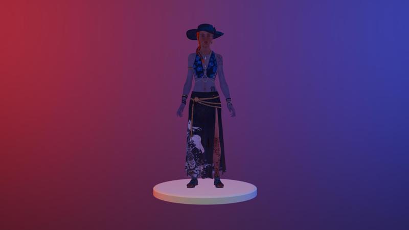 Mikaela Reid Sunlight Seance outfit figure - Dead by Daylight