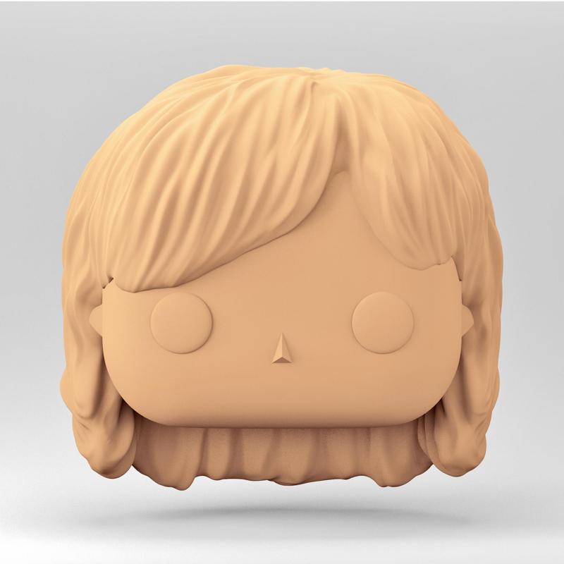Stylized Chibi / POP Head STL | 3D Print File | WH_3-27