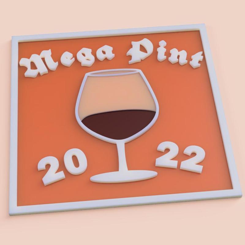 Mega Pint 2022 wall art/ sign/ decoration/ for Johnny Depp fans