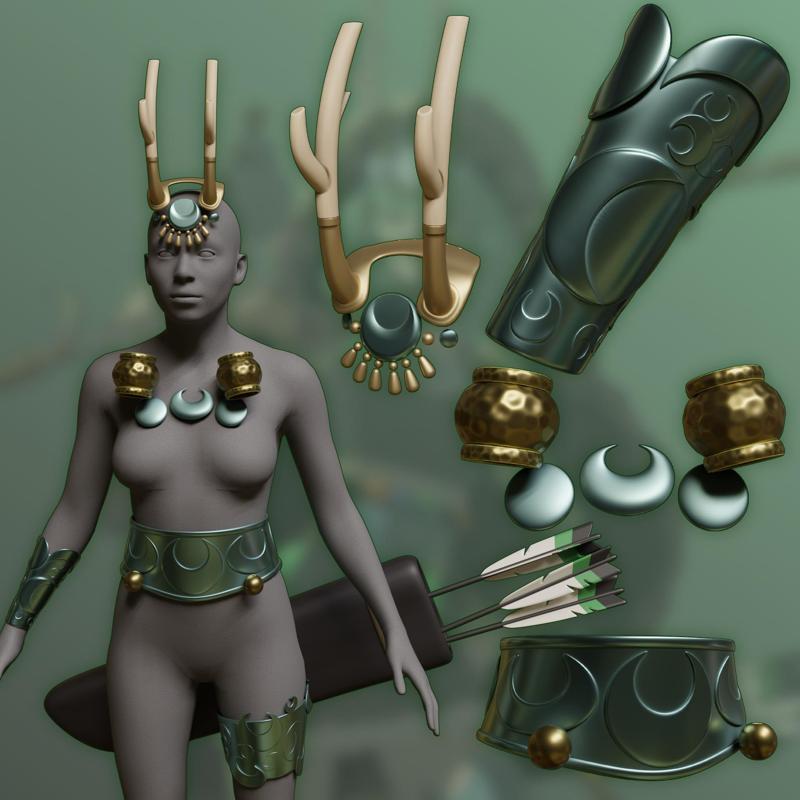 ARTEMIS accessories HADES COSPLAY