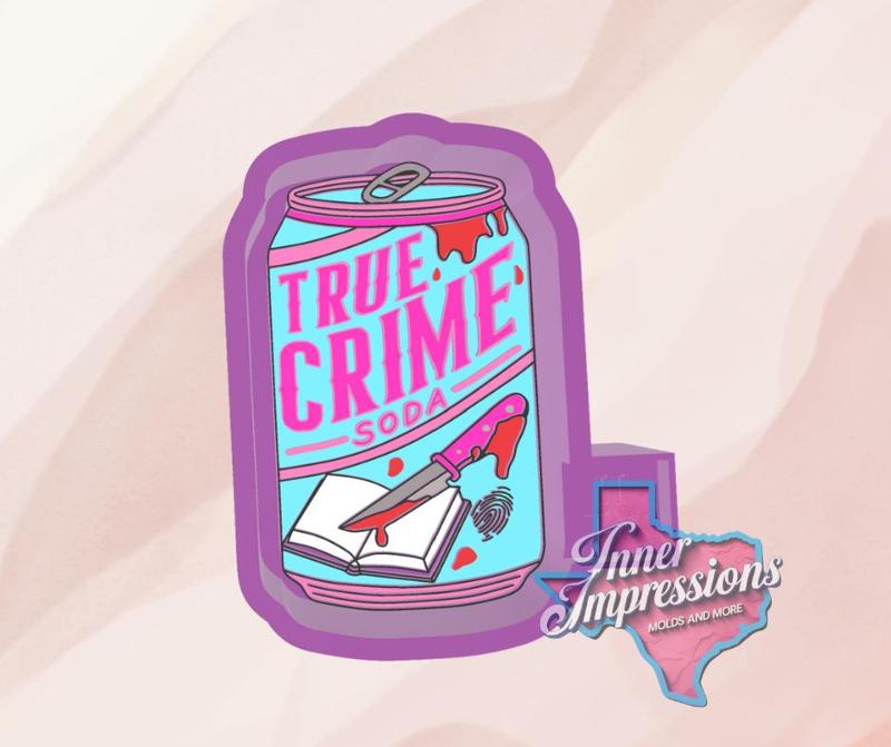 True Crime Soda Freshie Mold