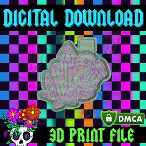 Crystal Snake STL Freshie Housing