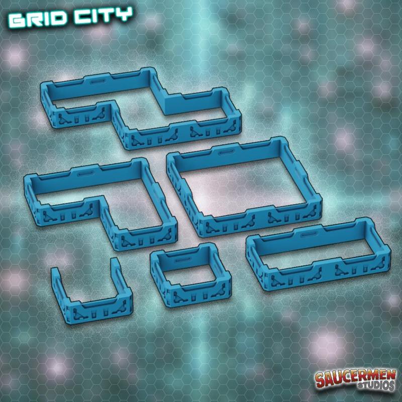 Grid City - Rooftop Barriers
