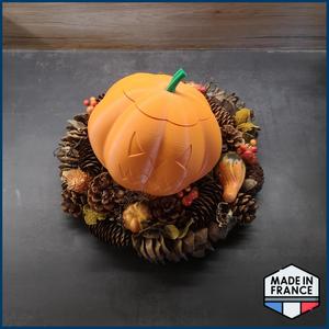 Pumpkin candy jar
