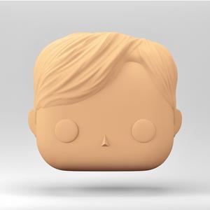 Stylized Chibi / POP Head STL | 3D Print File | MH_6-6