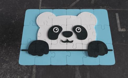 3D Puzzle Panda STL – Cute Animal Assembly Toy for Kids & Decor