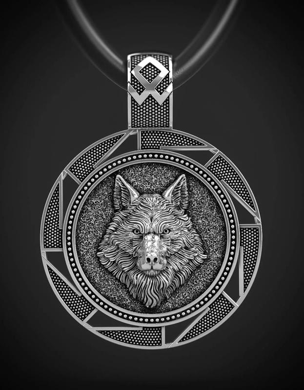 WHITE WOLF PENDANT Printable Model