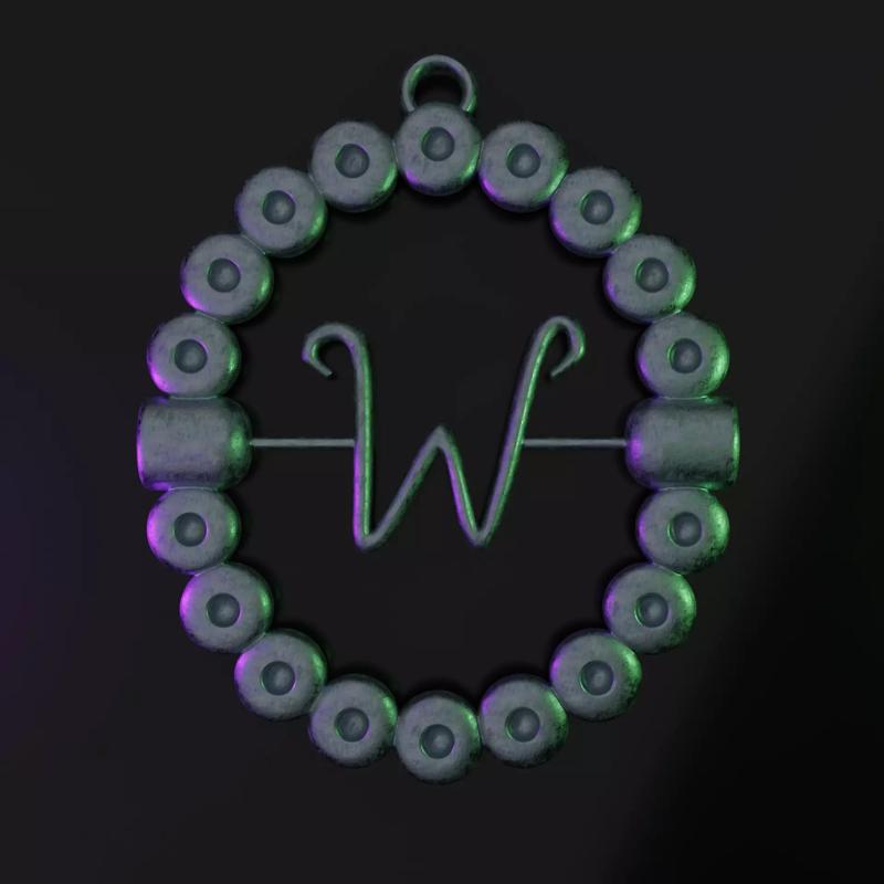 Wednesday Addams Pendant