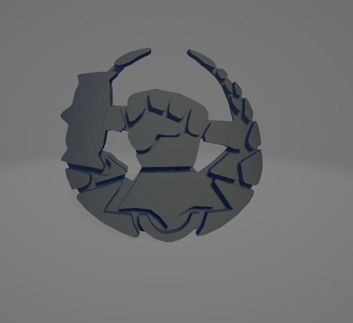 Hammers of Dorn Space Marine Icon Moulded 'Hard Transfer'