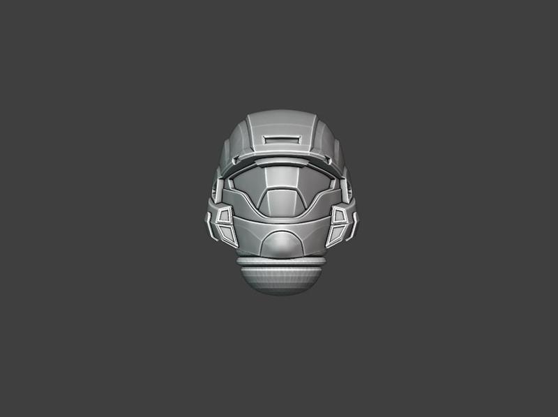 Halo ODST Helmet Space Marine Compatible