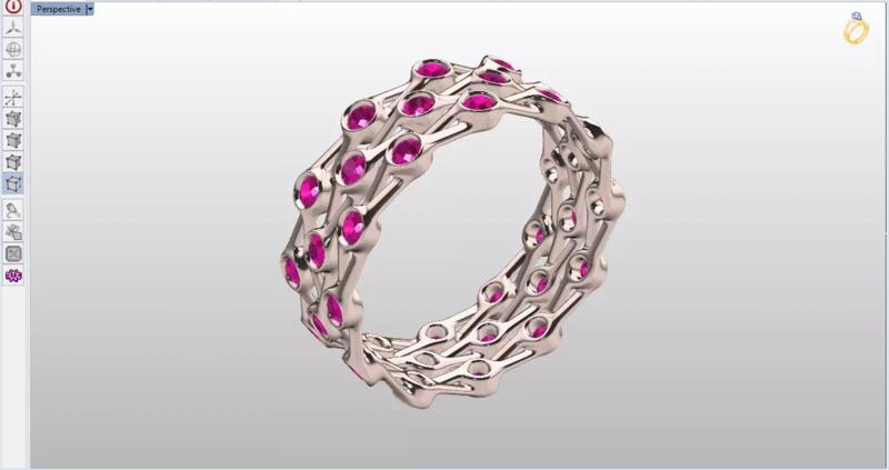 Endless Bloom 2 Eternity Ring