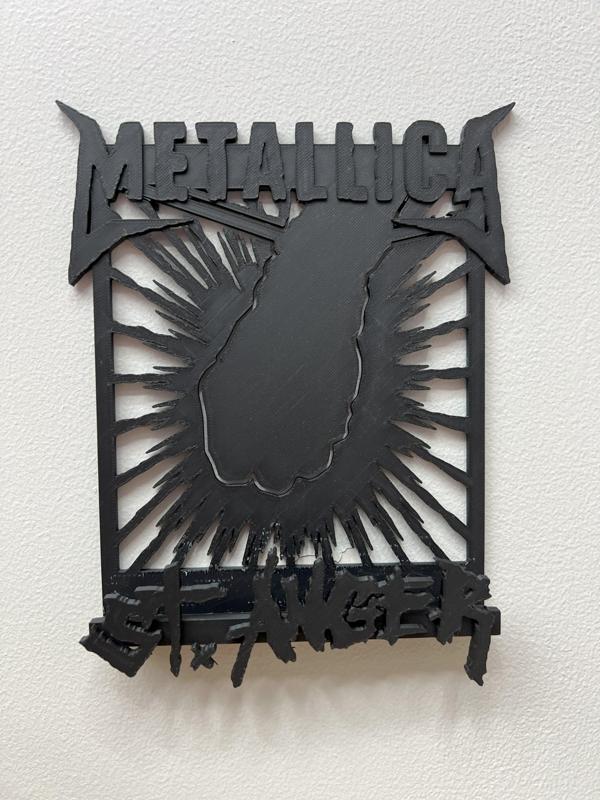 Metallica CD Wall Mount - St. Anger Album - Plus Bonus Files!
