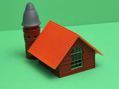 OAKLAND TRAIN STATION HO SCALE