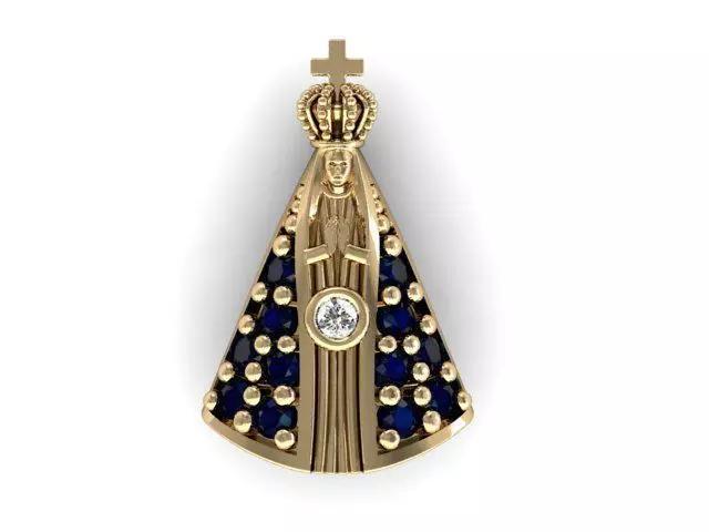 NOSSA SENHORA APARECIDA PENDANT- STL