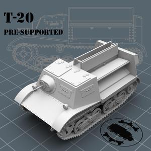 T-20 - Armored Tractor - Presupported