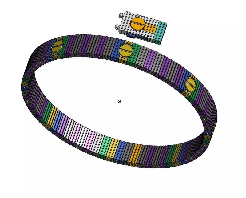 flexible bracelet screw