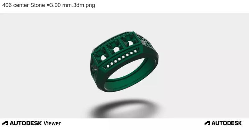 Apex Trio Stone Ring