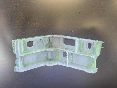 Sci-Fi Corner Stronghold Wall – Modular Wargaming TerrCain