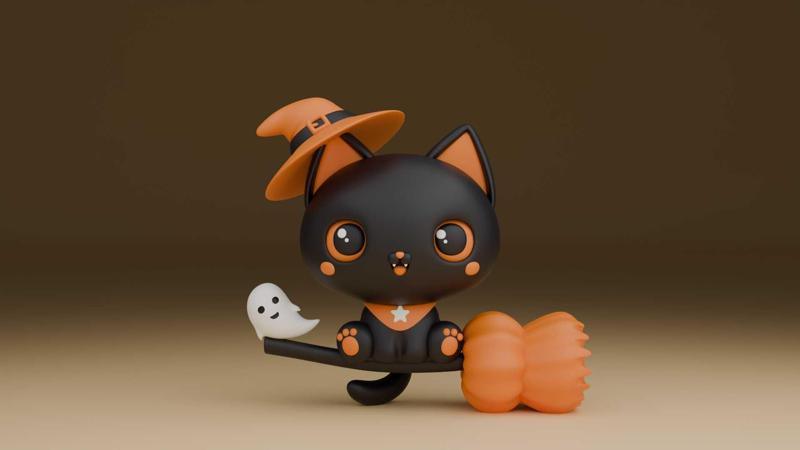 Halloween cat