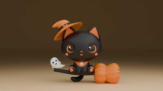 Halloween cat