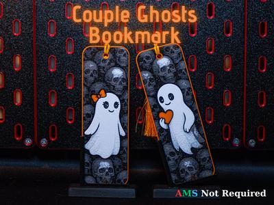 Romantic Ghost Couple Bookmarks