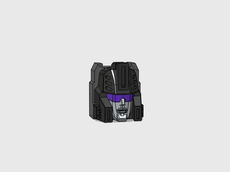 Headmaster Crosshair Face - Japanese Cartoon