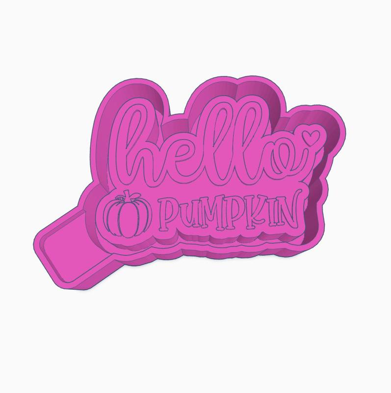 Hello Pumpkin Mold Housing STL