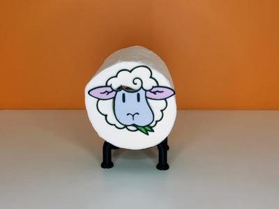 Sheep toilet paper holder