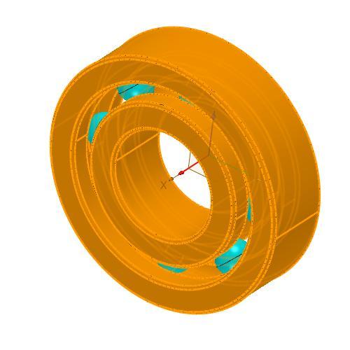Radial deep groove ball bearing DIN 625-1 6001