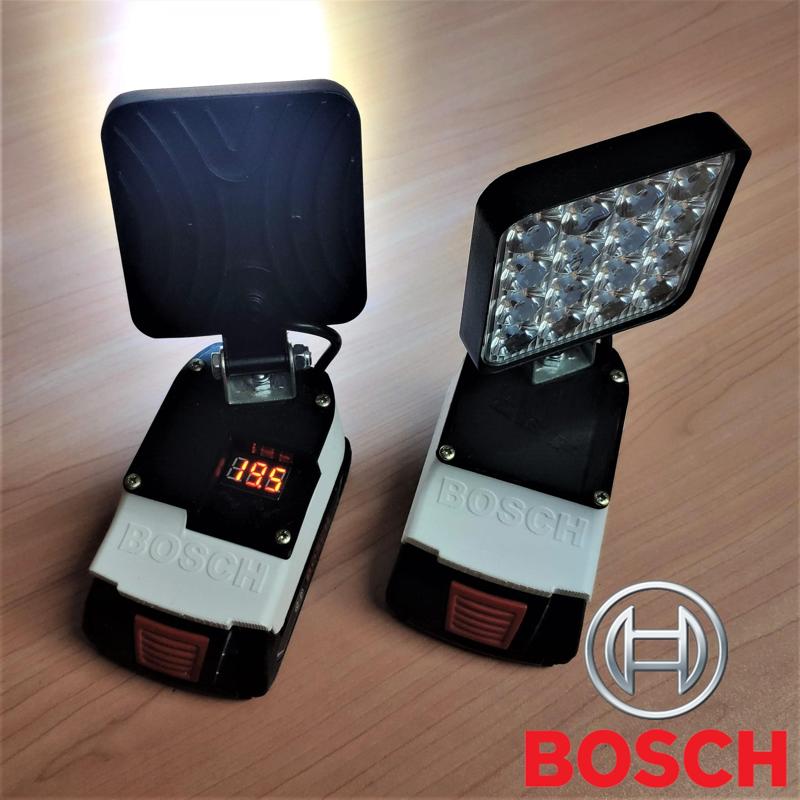 BOSCH pro 18v PROJECTOR WITH BATTERY PROTECTION