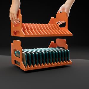 StackDock (Stackable cellphone holder)