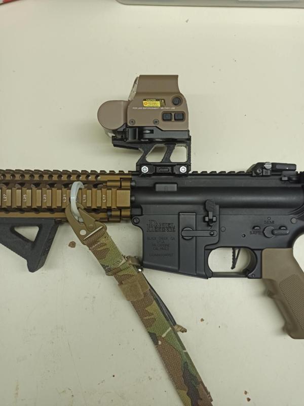 2.91" INCH OPTIC CENTERLINE RISER for EXPS or 1/3 lower co-witness optic. GBRS