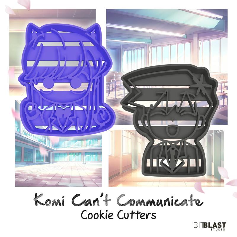 Komi Can't Communicate Cookie Cutters