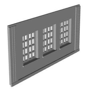straight shop upper floor module 1/76 scale