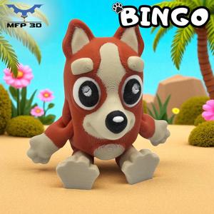 ARTICULATED BINGO - MFP3D - NO SUPPORT - PRINT IN PLACE - SENSORY TOY - FIDGET