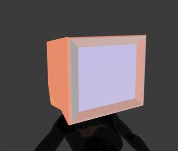 helmet TV / monitor retro cosplay