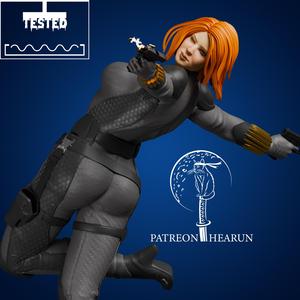 Black Widow - Marvel  Tested and Ready For 3D Printing