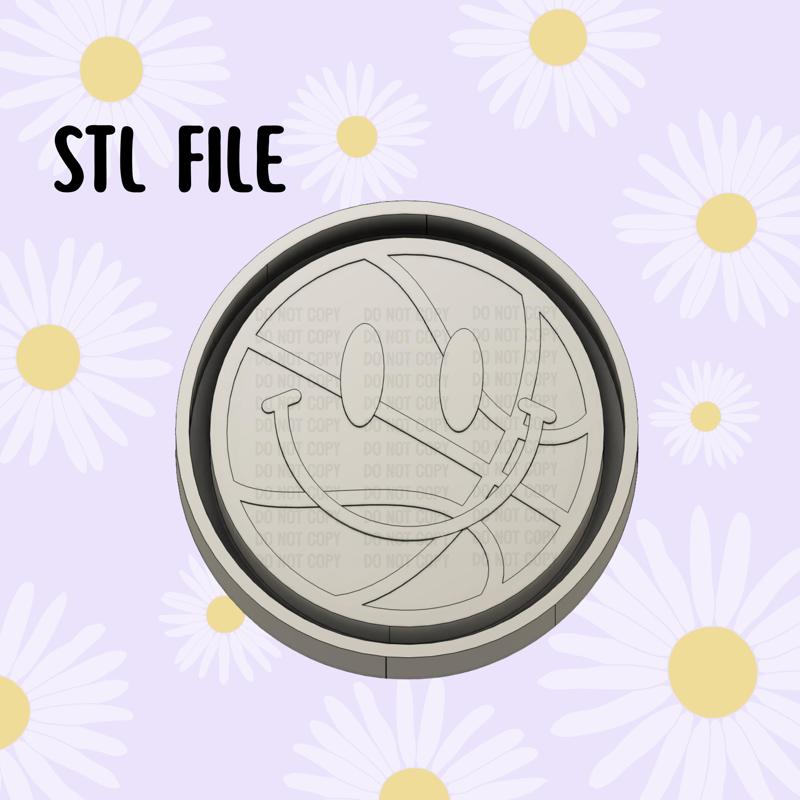 Basketball Smiley Freshie STL