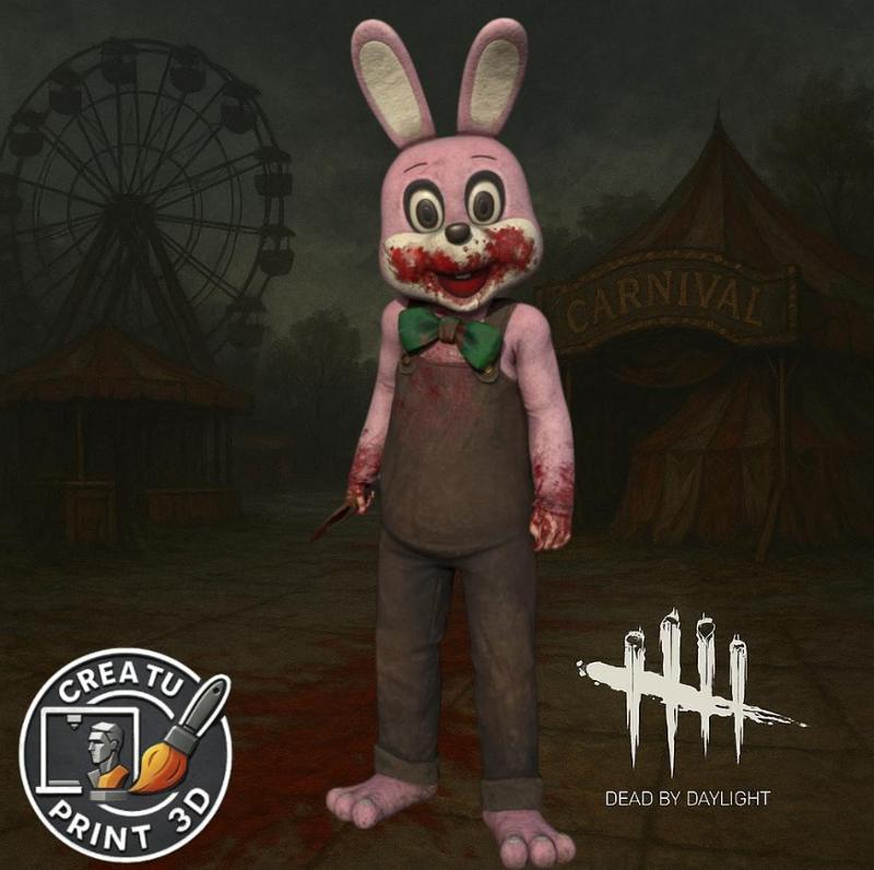 The Legion Lost Mascot Dead by Daylight 3D Printable Model / La Legión Mascota Perdida Dead by Daylight Modelo 3D Imprimible