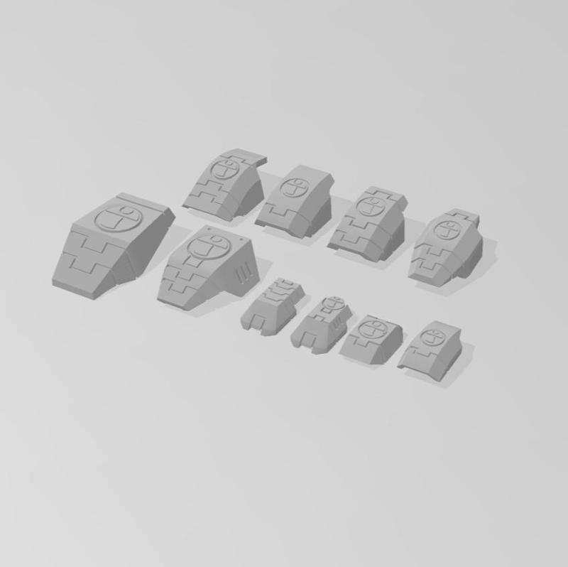 FSE Space Communist Shoulder Pad Set for Renegades